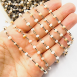 Load image into Gallery viewer, Buy Pink Opal Wire Chain