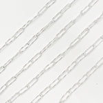 Load image into Gallery viewer, Shop Now Sterling Silver Diamond Cut Paperclip Chain