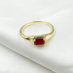 Load image into Gallery viewer, 14K Solid Gold Gemstone Ring.
