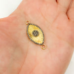 Load image into Gallery viewer, Diamond Sterling Silver Eye Connector