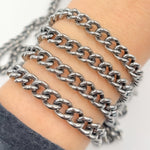 Load image into Gallery viewer, Buy Now Oxidized Sterling Silver Curb Chain