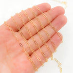 Load image into Gallery viewer, 14k Gold Filled Flat Link Paperclip Chain. 1806FGF