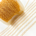 Load image into Gallery viewer, 678TWGF. 14K Gold Filled Twisted Round Link Chain