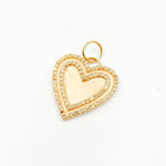 Load image into Gallery viewer, GDP141. 14K Solid Gold with Diamonds Heart Shape Charm