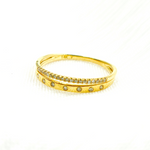 Load image into Gallery viewer, 14K Solid Yellow Gold Diamond Ring