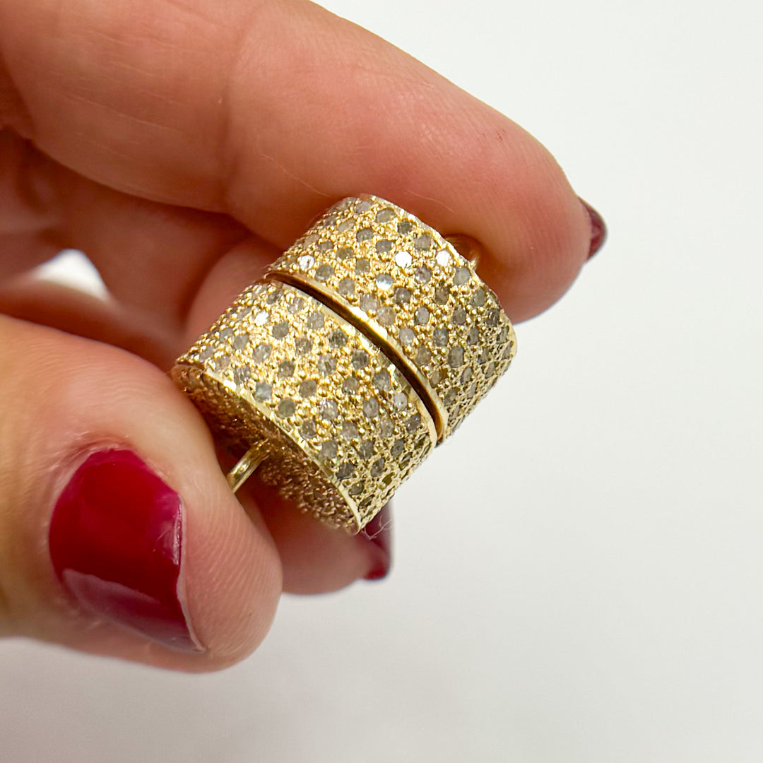 Silver Magnetic Barrel Clasp