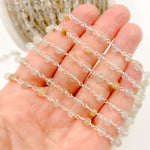 Load image into Gallery viewer, Buy Gold Rutile Sterling Silver Wire Chain