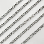 Load image into Gallery viewer, Buy Now Sterling Silver Textured Oval Link Chain