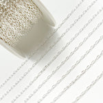 Load image into Gallery viewer, Diamond Cut Paperclip Link Chain