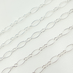 Load image into Gallery viewer, 925 Sterling Silver Twisted Oval and Round Link Chains