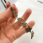 Load image into Gallery viewer, Sterling Silver 6 Stars Long Pendant