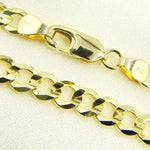 Load image into Gallery viewer, 14K Solid Yellow Gold Miami Flat Curb Chain
