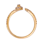 Load image into Gallery viewer, Shop Now 14K Solid Gold Diamond Snake Ring