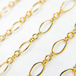 Load image into Gallery viewer, 738GF. 14K Gold Filled Long & Short Oval Link Chain
