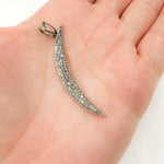 Load image into Gallery viewer, Sterling Silver Moon Pendant