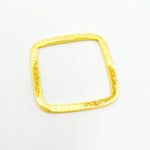 Load image into Gallery viewer, Shop Gold-plated Sterling Silver Brushed Square Connectors