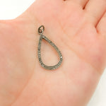 Load image into Gallery viewer, DC862. Diamond Sterling Silver Drop Pendant