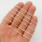 Load image into Gallery viewer, Sterling Silver Satellite Chain