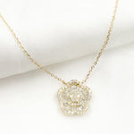 Load image into Gallery viewer, Diamond Flower Necklaces