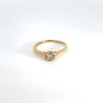 Load image into Gallery viewer, 14K Solid Gold Diamond Ring.