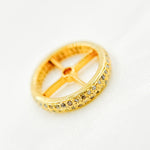 Load image into Gallery viewer, DC738. Diamond & Sterling Silver Spacer Bead