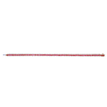 Load image into Gallery viewer, 14K Solid Gold Diamond and Ruby Bracelet