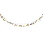 Load image into Gallery viewer, NFI72686. 14K Solid Gold Diamond Fancy Necklace