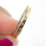 Load image into Gallery viewer, 14K Solid Yellow Gold Diamond Ring