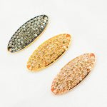 Load image into Gallery viewer, DC867. Diamond Sterling Silver Oval Connector