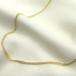 Load image into Gallery viewer, 14K Solid Gold Hollow Curb Chain