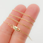 Load image into Gallery viewer, Gold Flat Curb Chain