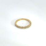 Load image into Gallery viewer, 14k Solid Yellow Gold Diamond Ring.