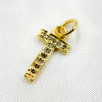 Load image into Gallery viewer, DC505. Diamond Sterling Silver Letter "T" Charm