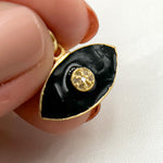 Load image into Gallery viewer, Shop Now Diamond Sterling Silver Eye Enamel Pendant