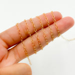 Load image into Gallery viewer, Gold Plated Sterling Silver Oval Cable Chains