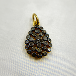 Load image into Gallery viewer, DP237. Diamond Sterling Silver Drop Pendant