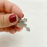 Load image into Gallery viewer, DC316. Diamond Sterling Silver Cross Pendant