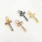 Load image into Gallery viewer, DC505. Diamond Sterling Silver Letter "T" Charm