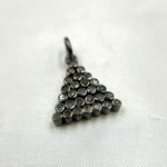 Load image into Gallery viewer, DP240. Diamond Sterling Silver Triangle Charm