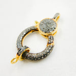 Load image into Gallery viewer, Shop Now Diamond Sterling Silver Pear Shape Trigger Clasp