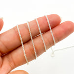 Load image into Gallery viewer, 806SS. 925 Sterling Silver Wheat Chain
