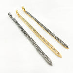 Load image into Gallery viewer, DC684. Diamond Silver Spike Pendant