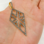 Load image into Gallery viewer, DP124. Diamond Sterling Silver Arrowhead Shape Pendant
