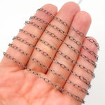 Load image into Gallery viewer, Shop Now Black Rhodium Sterling Silver Cable Link Chain