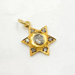 Load image into Gallery viewer, DC406. Diamond Star Pendant with Polki Diamond