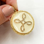 Load image into Gallery viewer, Sterling Silver Round Enamel Pendants
