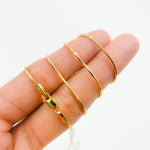 Load image into Gallery viewer, 120CCTD. 14k Solid Yellow Gold Snake Necklace