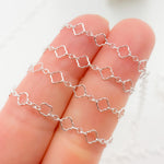Load image into Gallery viewer, Buy Sterling Silver Clover Link Chain