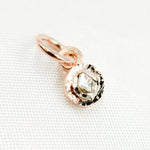 Load image into Gallery viewer, Silver Mini Round Charm with Polki Diamond