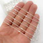 Load image into Gallery viewer, Sterling Silver Satellite Tube Chain